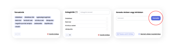 betegSzűrők – tudástár